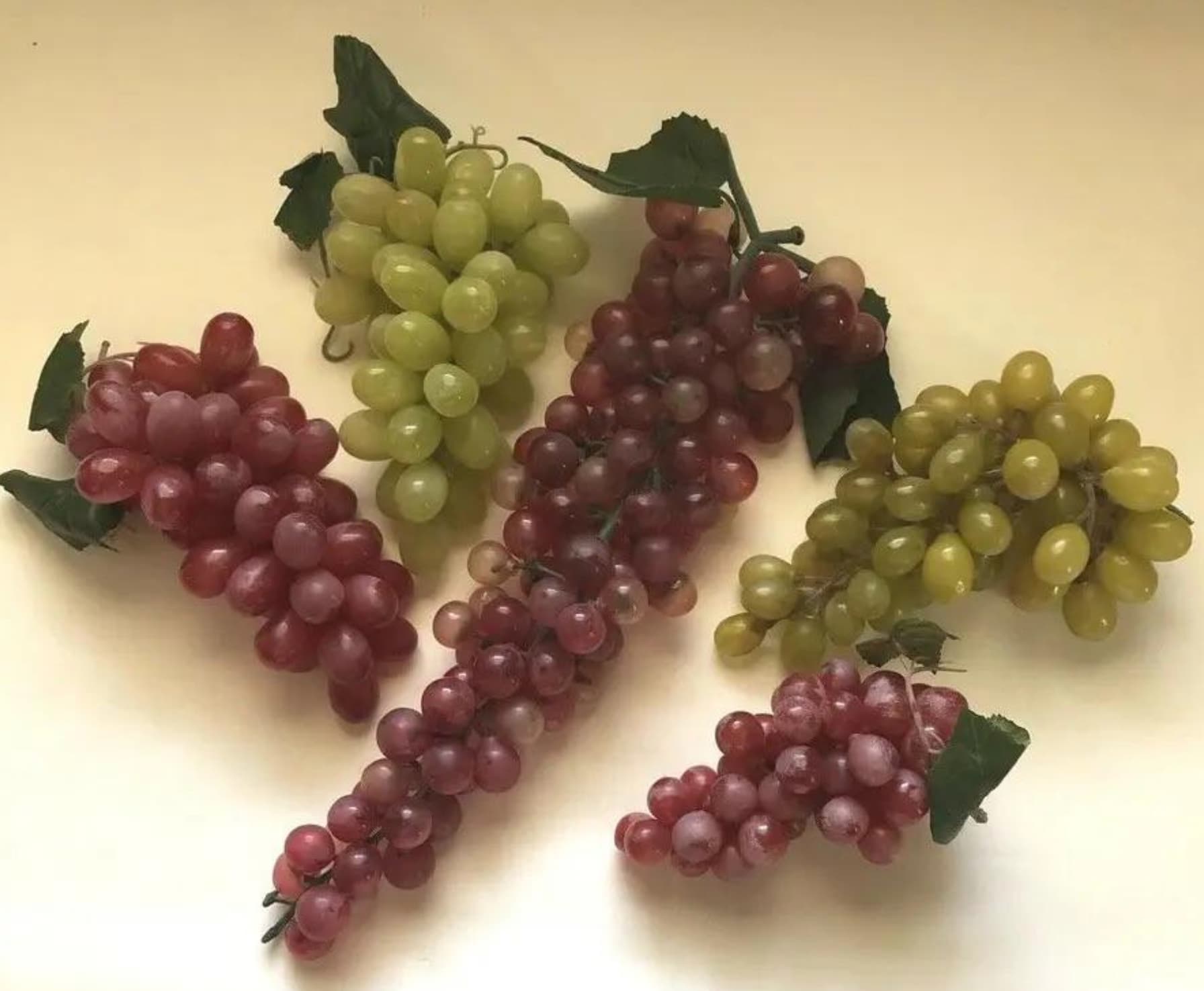 plastic grapes